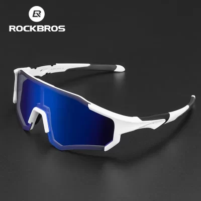 ROCKBROS Bicycle Glasses Photochromic Polarized Lens UV400 Protection Sports Eyewear For Skiing Fishing Climbing Bicycle Goggles