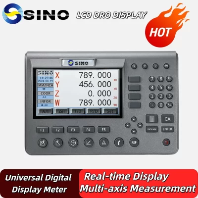 SDS200 Multilingual 4 Axis Milling Lathe LCD DRO Digital Readout Display AC110V/220V Display For TTL linear Scale Displacement