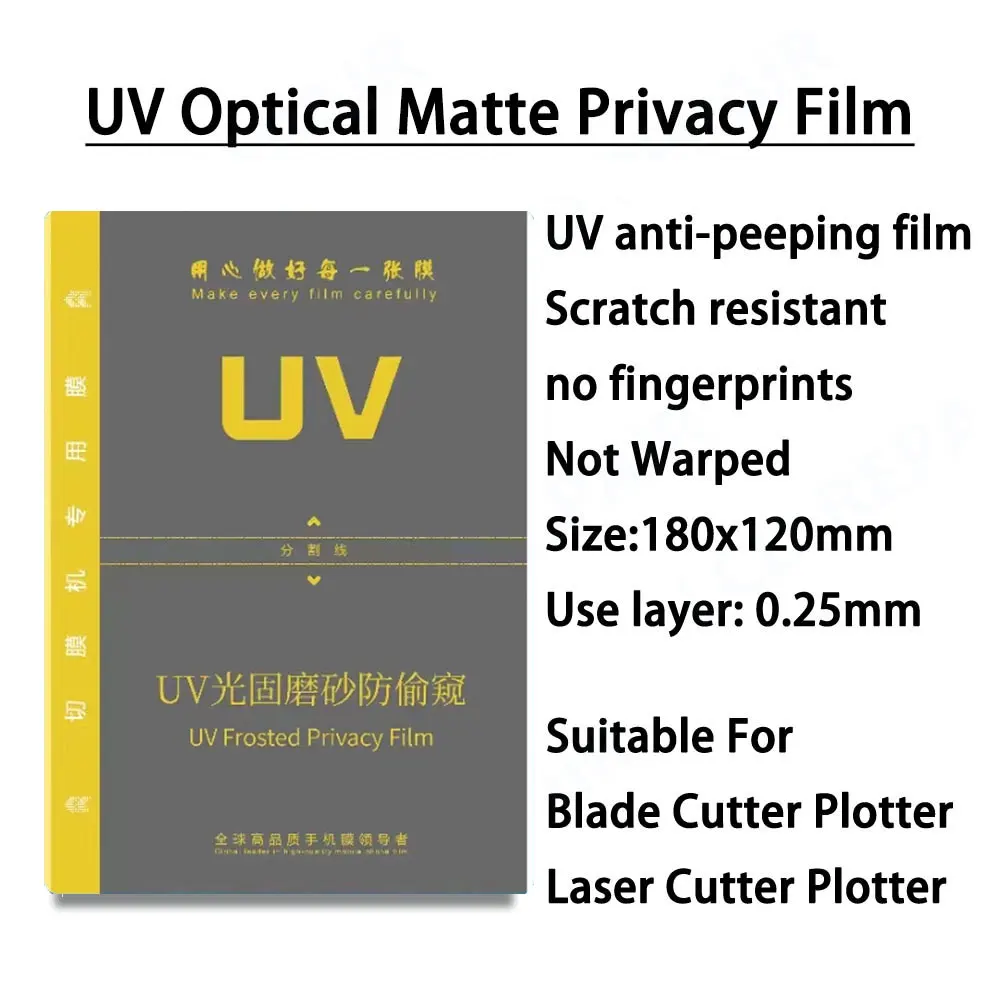 phone optical UV protective film,explosion-proof privacy curing film,UV hydrogel protector,Tempered glass for plotter machine - Image 4