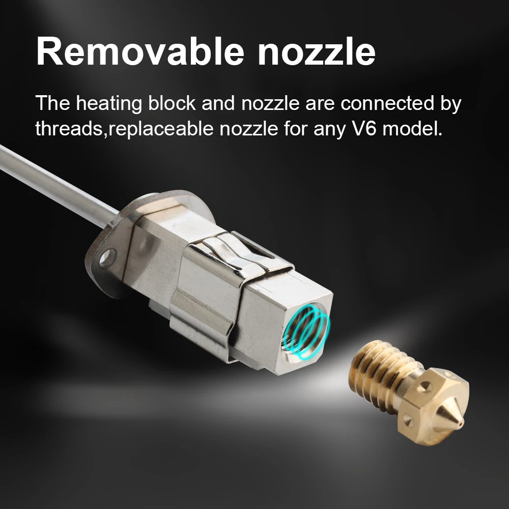 Trianglelab CHCB-SV08 Hotend atualização lateral quente para SV08 compatível com pias de calor anteriores elemento de aquecimento 80w - Image 4