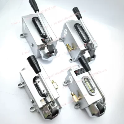 CNC Manual Oil Pump Y-8(0.5L) Y-6(0.35L) 4/6mm Hand Pressure Single/Double Oil Outlet Lubrication Pump Engraving/Milling Tool