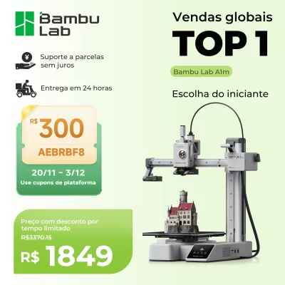 Bambu Lab A1 Mini 3D Printer 500mm/s High-Speed Printing Auto Leveling Compact Design Plug Play for Home Use without AMS