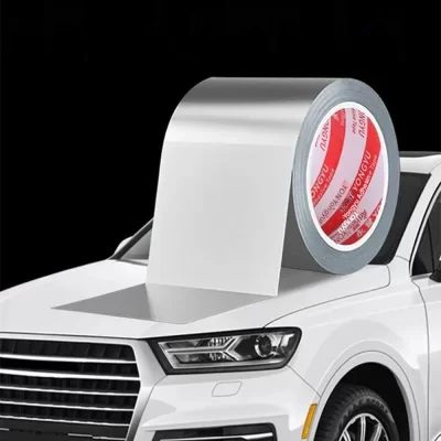 Fita adesiva forte para reparo de pintura de carro, adesivo antiferrugem para decoração de amassados, ultrafino, macio, protetor solar para porta de carro
