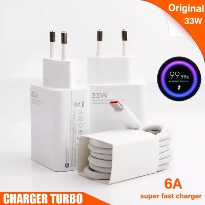 Xiaomi-Carregador Turbo Original, Carregamento Rápido, Cabo Tipo C, 6A, Mi 10T, POCO X3, NFC, X4, Redmi K30, K40, Nota 9, 10, 11 Pro, 33W
