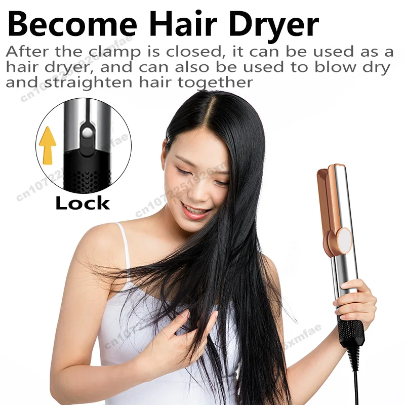Ferramenta de estilo profissional alisador de cabelo & secador de cabelo aquecedor de cabelo ferro plano íon negativo ferro doméstico secador de cabelo airstrait - Image 4