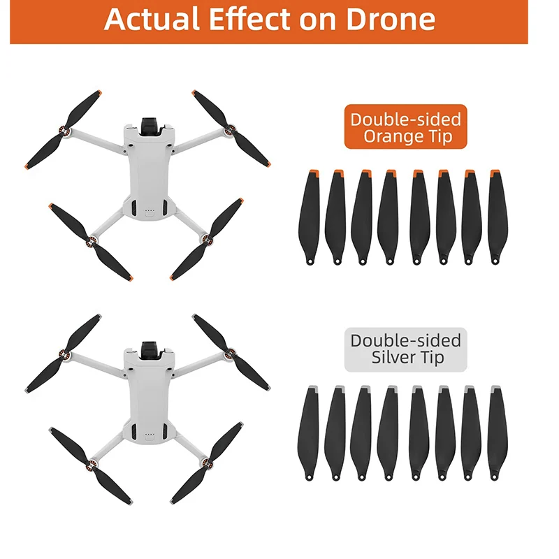 16 Pcs Propeller Props Blade for DJI MINI 3/4 PRO Drone Replacement Light Weight Wing Spare Parts for MINI 3 4 PRO Accessories - Image 3