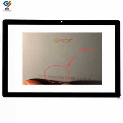 Tela de Toque Capacitivo Preto para BDF P50, Digitizer Sensor, Painel de Vidro Externo, 10.1 ", MTK6762, Novo