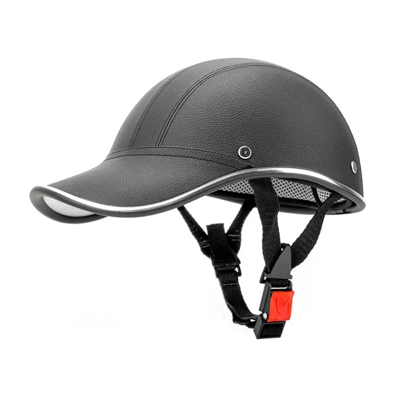 2024 nova motocicleta meio capacete boné de beisebol meia face capacete anti-uv segurança capacete capacete da motocicleta para homens - Image 6