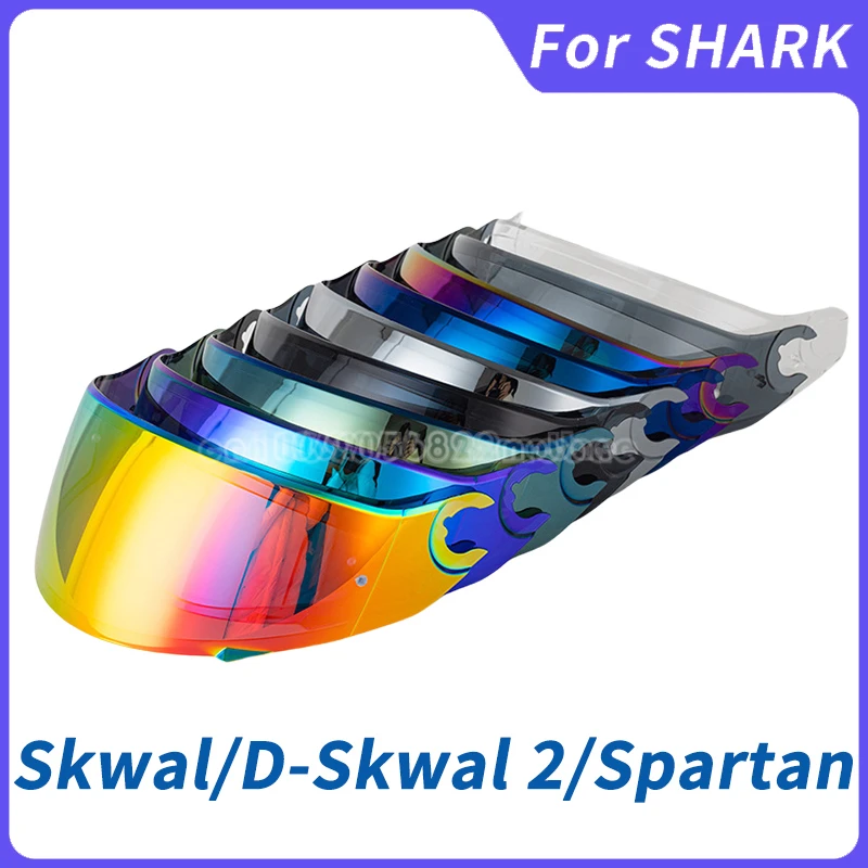 Para tubarão skwal 2 d-skwal 2 spartan carbono capacete da motocicleta viseira lente escudo motosiklet cascos de moto casque motos acessórios