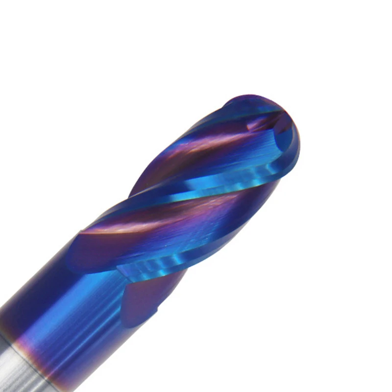 Hrc65 4 flauta bola fresa carboneto de tungstênio cortador cnc roteador bit fresa ferramenta r0.5 6mm 8mm 10-20mm para metal aço - Image 4