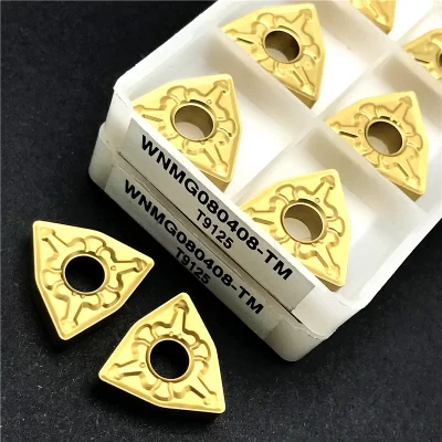 Inserções De Carboneto De Tungaloy, Ferramenta De Torneamento Externo, Ferramentas De Torno De Metal, Inserção De Torneamento CNC, Ferramenta De Corte, WNMG080404 WNMG080408 TM T9125