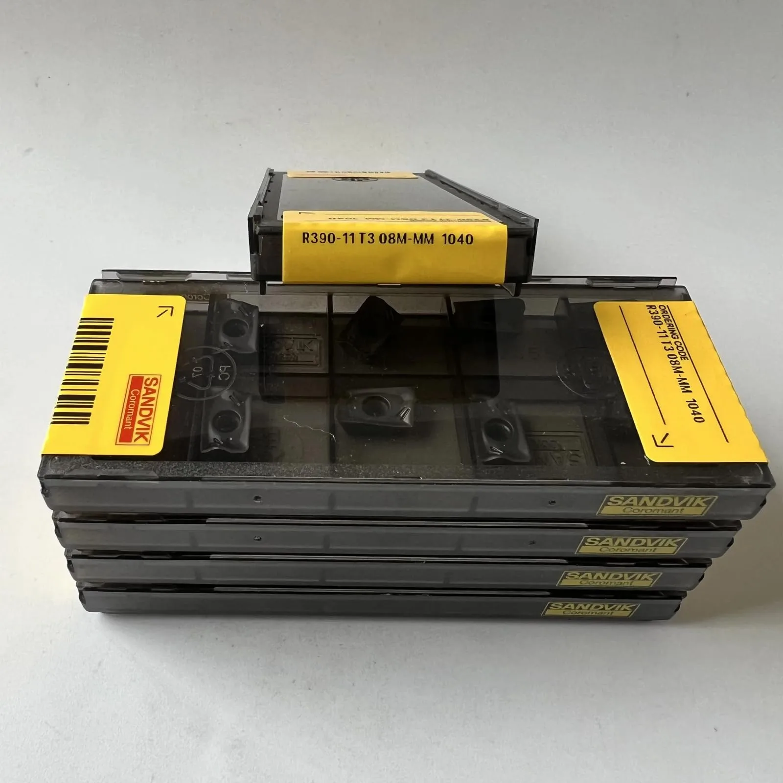 Original SANDVIK / R390-11T308M-MM 1040 / Lâmina CNC de liga dura 10 unidades - Image 5
