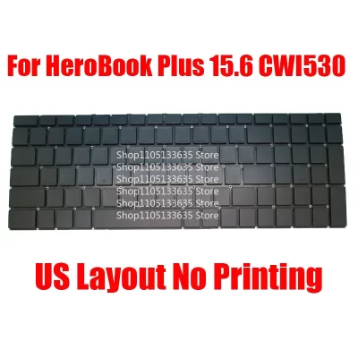 Teclado de laptop para Chuwi HeroBook Plus 15.6 CWI530 EUA Layout sem impressão novo