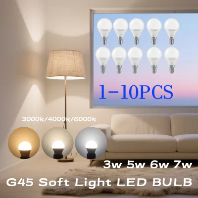 1-10 pces e14 g45 led amp AC100-240V mini lâmpada led bombillas ac 220v lamparas lâmpada para decoração de escritório em casa iluminação para sala