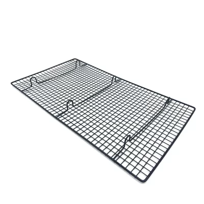 Rack de resfriamento de ferro forjado, ferramentas americanas para cozimento, forno antiaderente, rack de resfriamento de bolo, malha, filtro de óleo para churrasco