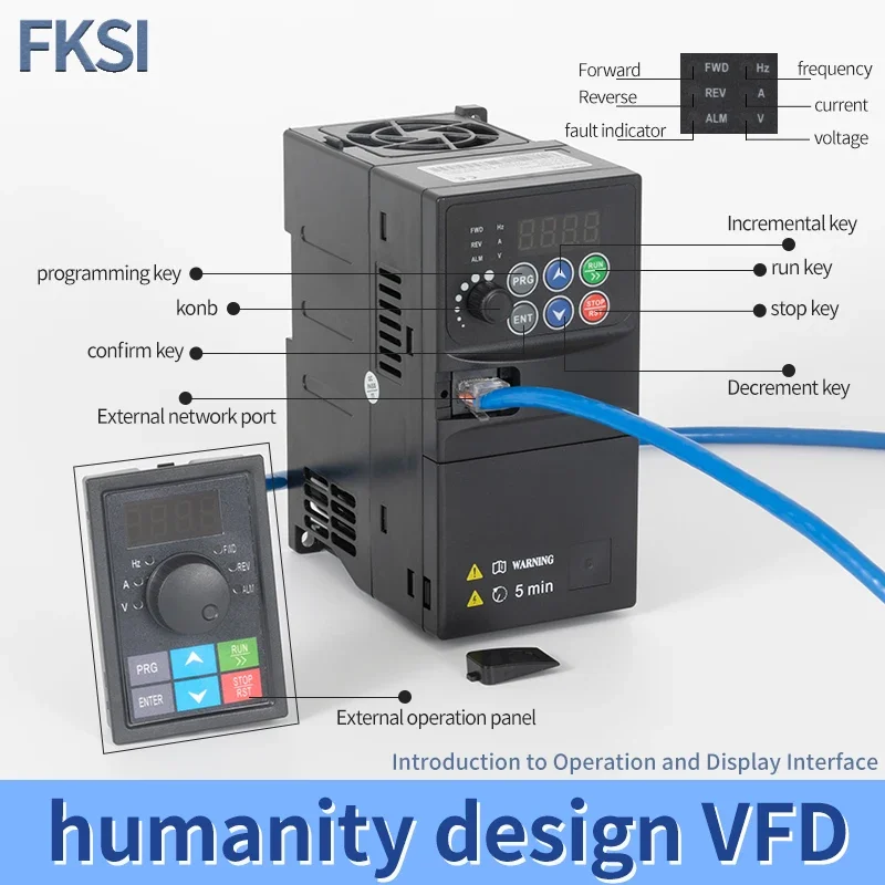 NEW SU600 VFD 0.75KW/1.5KW/2.2KW/3.7KW/5.5KW 220V/380V inverter Variable Frequency Drive Speed Controller for 3-phase Motor - Image 5