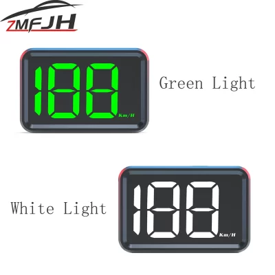 X1 GPS For HUD Speedometer KMH Speedometer For All Cars Head Up Display White/Green Light Big Font Plug and Play Auto Electronic