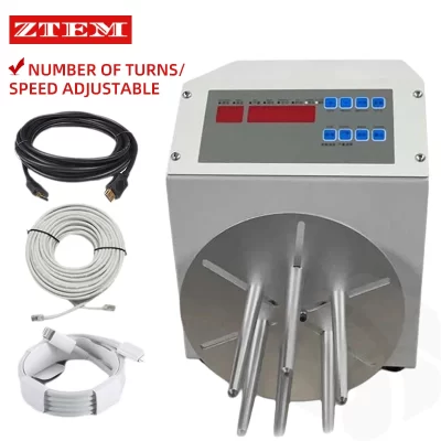 Máquina de enrolamento de fio de alta velocidade, 4-10mm, processamento de fios, equipamento de amarração para cabo de dados, cabos de alimentação ac/dc, enrolador de gravata