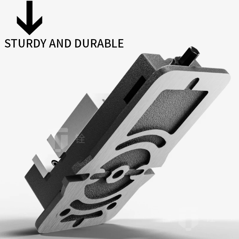 5" Heavy Duty Cast Iron Drill Press Vice Bench Vise Clamp W/ T-Handle Lever Precision Milling Machine Adjustable Jaws - Image 5