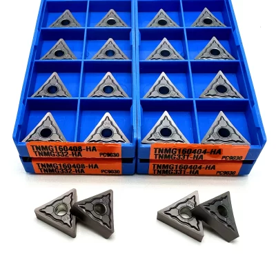 TNMG 160404 TNMG 160408 Ha pc9030 ferramenta de torneamento externo de alta qualidade inserção de carboneto para processamento de aço ferramentas de torno de corte de metal