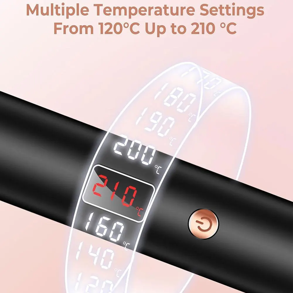 Escova térmica 1.5 Polegada escova de ondulação aquecida cerâmica curling ferro volumizing escova aquecimento escova redonda viagem modelador de cabelo pente - Image 4