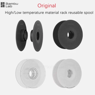Para laboratório Bambu Suporte de carretel reutilizável para filamentos sem carretel. Compatível com AMS /AMS Pro e AMS lite Para bambu lab H2d