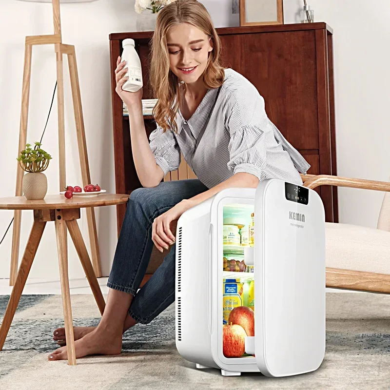KEMIN 25L Refrigerator Dual Core Digital Fridge Home Fridge Dual-use LCD Heating Small Heat Cooler - Image 3