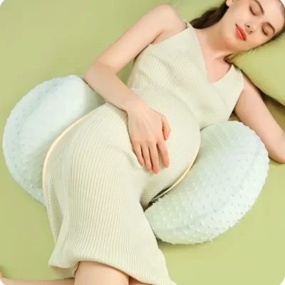 Travesseiro multifuncional confortável para grávidas, decúbito lateral, mulher grávida, suporte abdominal, travesseiro de dormir