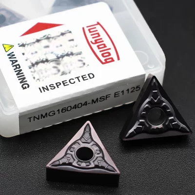 10 peças tnmg 160404 Msf e1125 para aço inoxidável cnc metal duro ferramentas de torneamento externo inserções de carboneto torno