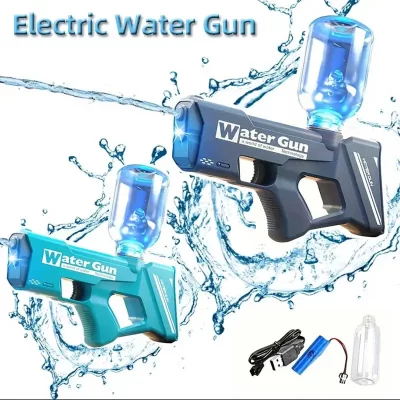 2025 nova pistola de água totalmente automática brinquedo tiro alta pressão sprinkler verão ao ar livre praia piscina festa brinquedo crianças adulto presente