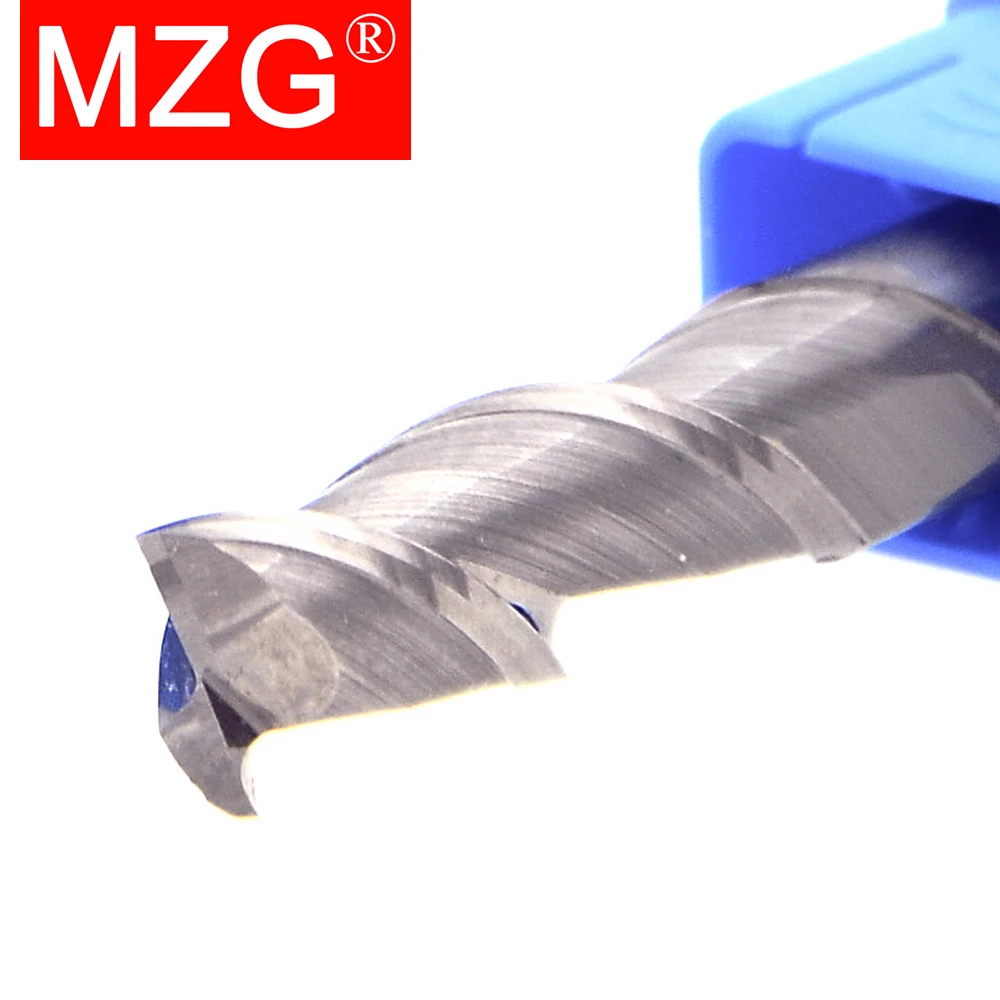 MZG 2 Flute HRC55 Aluminium 0.2-20mm End Mills High Precision HSS Metal Cutter Carbide Alloy Milling Tool Key Seater Router Bit - Image 6