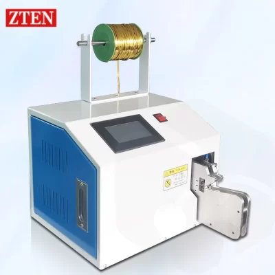Máquina automática de amarração de fio dourado, 3-60mm, máquina de ligação de cabo, tela sensível ao toque, fios dourados, torção, máquina de enrolamento de fio