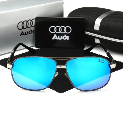 Audi Glasses Polarized UV400 Driving Sunglasses for Men/Women Square Frame Glasses lunette de soleil homme luxe luxury glasses