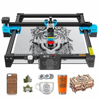 TTS 55 Twotrees C02 Mini Desktop Cutting For Acrylic Lazer 3d Photo Crystal Gravur Mark Printer Engraver Laser Engraving Machine