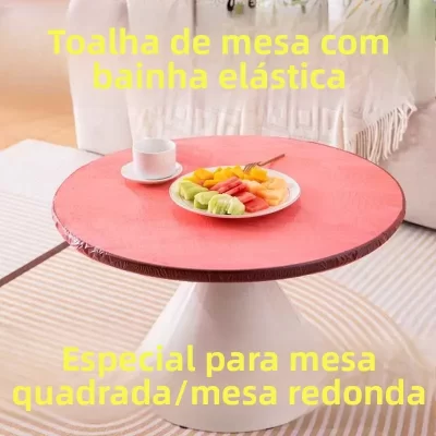 Toalha de Mesa Descartável Reforçada com Cordão para Churrasco, Resistente a Óleo, para Casa e Restaurante