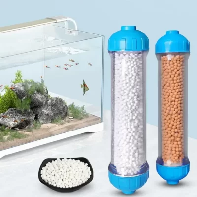 Carcaça de filtro de tanque de peixes recarregável t33 habitação diy preenchimento filtro de água garrafa acessórios purificador de água acessórios de filtro de aquário