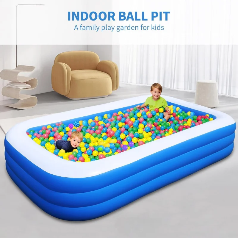Foldable Dog Pool ,Durable Dog Pool With Reinforced Support Boards For Outside Backyard - Image 2