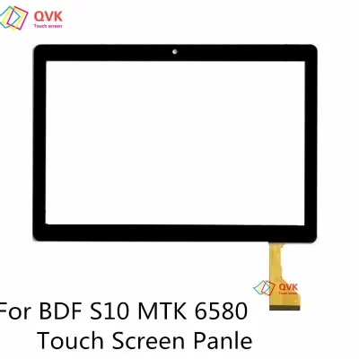 Capacitivo Touch Screen Digitizer Sensor, Painel de Vidro Exterior, Preto, 10.1 Polegada, para BDF S10, Tablet 4G LTE, 237mm * 167mm, Novo