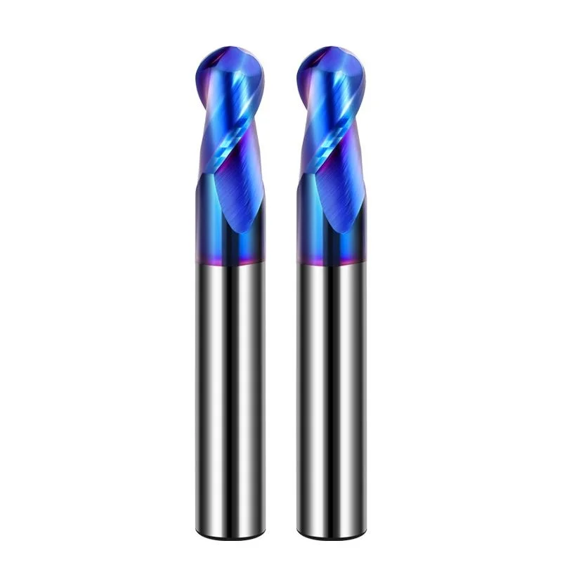 HRC65 HRC70 High Hardness Ball Nose End Mill Tungsten Carbide Cutter CNC Router Bit Milling Tool R0.5 6mm 8mm 10mm 12mm Metal - Image 5
