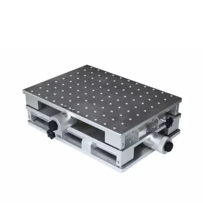 1064nm Fiber Laser Marking Engraving Machine with 2 Axis XY Moving Table Portable Cabinet Case for Precision Working