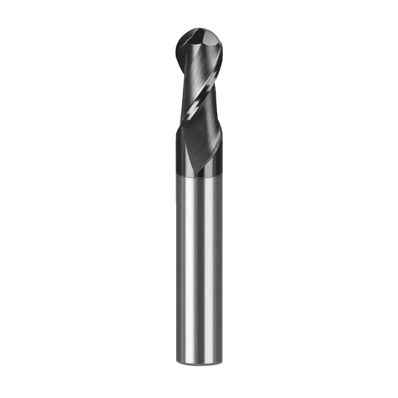 HRC70 Ball Nose End Mill Tungsten Carbide Cutter CNC Router Bit Milling Tool R0.5 2 4 6 810mm 2 Flute Metal Steel Machining Tool - Image 6