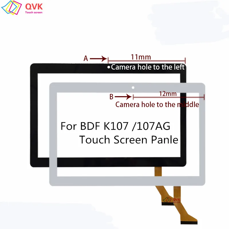 10.1 Polegada New 237*167 164 mm Tablet Capacitivo Touch Screen Digitizer Sensor Painel de vidro externo para BDF K107 K107AG K107FXGA1