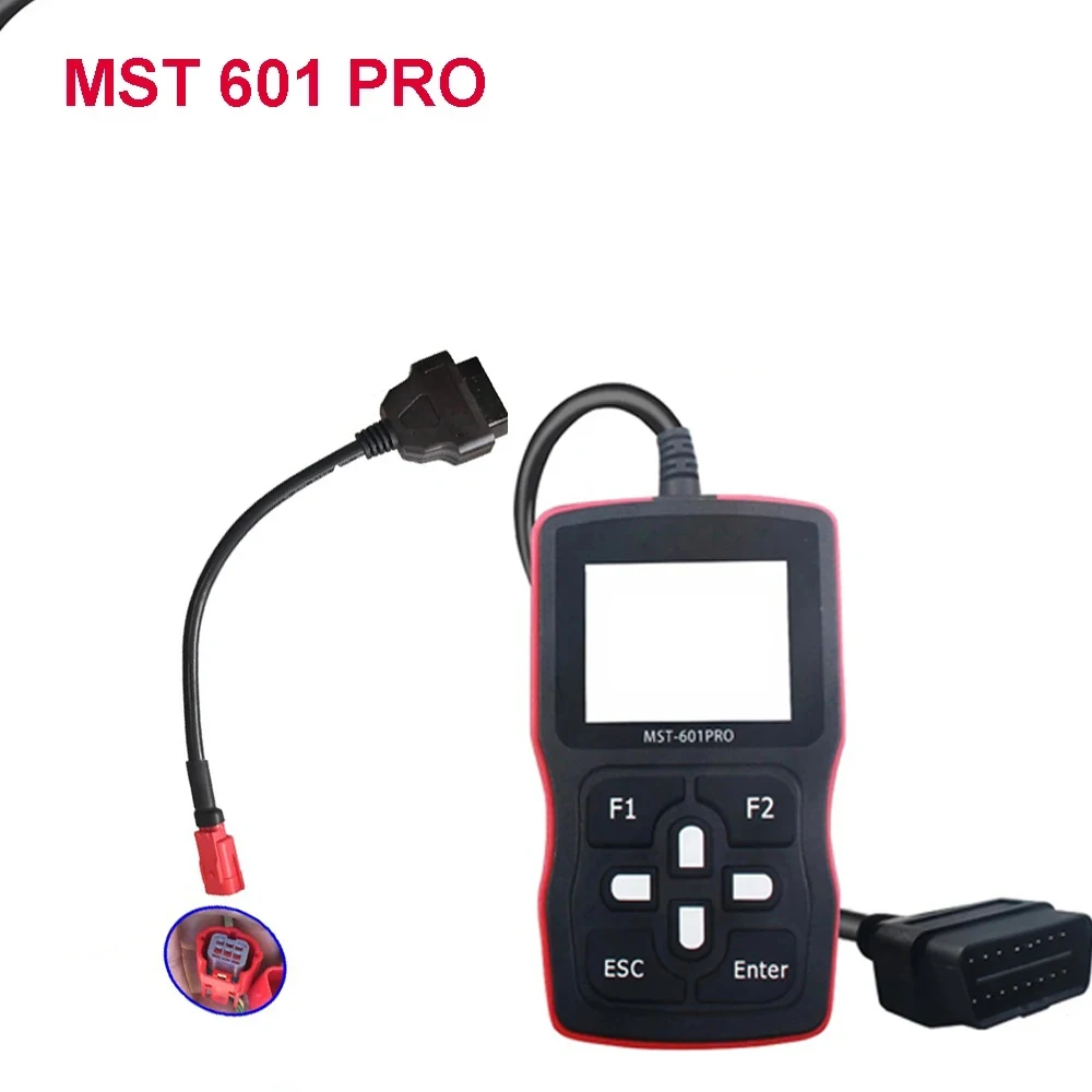 MST 601 PRO 6IN1 Scanner de motocicleta Leitor de código OBD2 Ferramenta de diagnóstico automotivo adequada para Suzuki para Honda para Yamaha MST-601 Pro - Image 3
