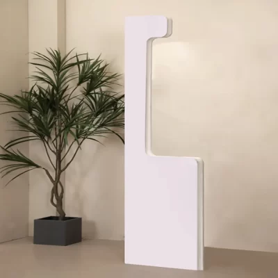 2M Height Creative Retractable Room Divider Home Decor White Organ Paper Wall Screen Room Office Partition Baffle