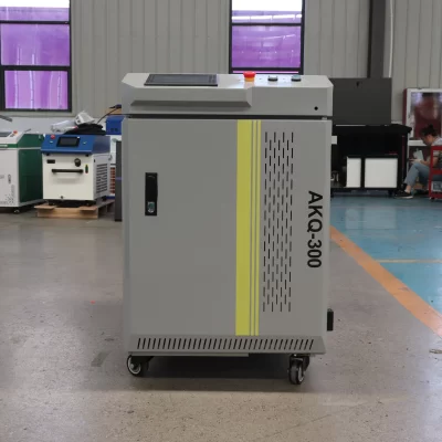 Máquina de limpeza a laser de fibra, eixo duplo, remoção de ferrugem, pintura 650mm, 8 tipos de padrão de limpeza, 2000w, 3000w, 1500w