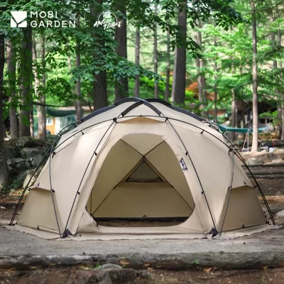 MOBI GARDEN Camping Tenda Comandante Dome Tent Shelter Waterproof Windproof Ultra-leve Nylon 70D 160/185/245CM