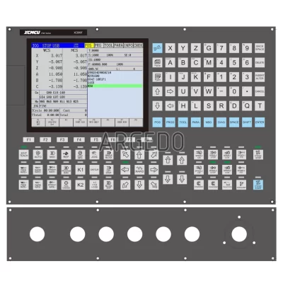 XCMCU XC899T 2/3/4/5/6 Axis Multi-function CNC Lathe System FANUC G-code for Engraving Milling Drilling Tapping
