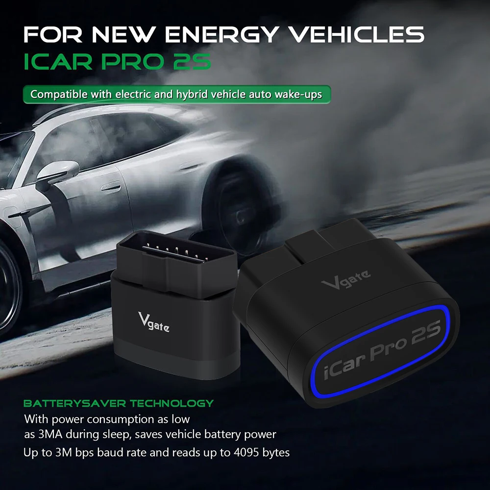 Vgate iCar Pro 2S OBD2 Ferramenta de diagnóstico ELM327 Bluetooth 5.2 Scanner automático Suporte Android/IOS V2.3 Scanner automático - Image 4
