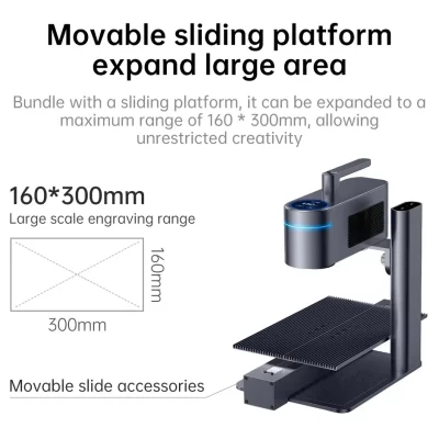LASERPECKER 4 LP4 Laser Engraving Machine for All Material Dual Light Laser Engraver Portable for Metal Wood Plastic Carving