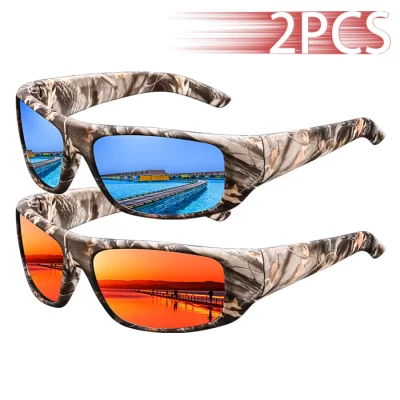 2PCS Fashion UV400 Safety Goggles Men Women Running Mountaineering Sunglasses Bicycle MTB Eyewear Outdoor Sport Eyeglasses